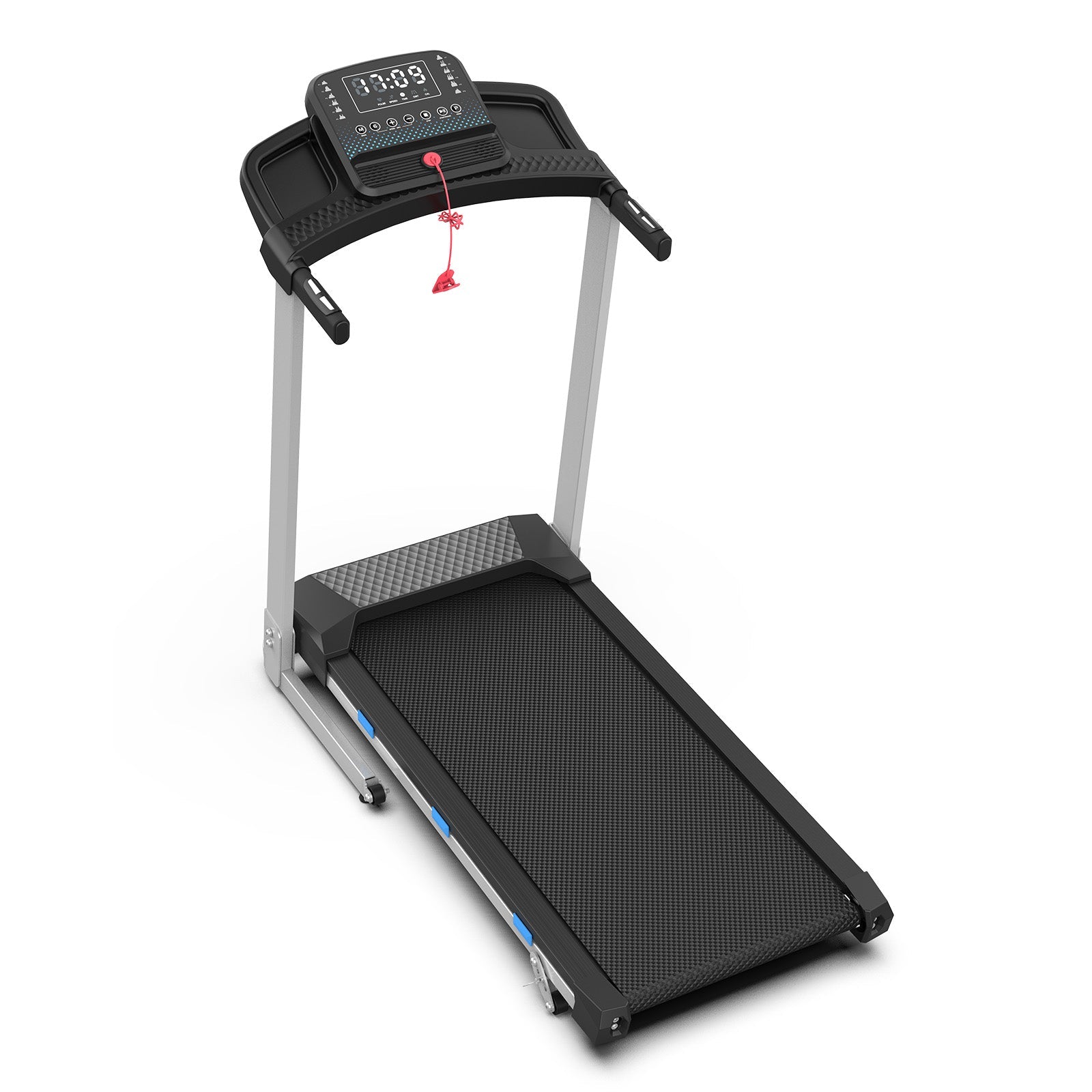 TM015 Foldable Incline Treadmill With Side Rails 180kg Capacity