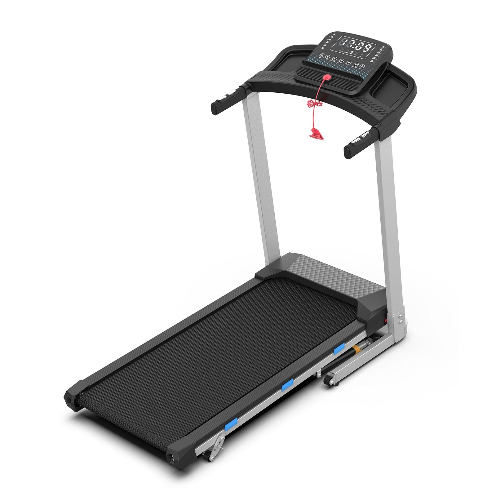 TM015 Foldable Incline Treadmill With Side Rails 180kg Capacity