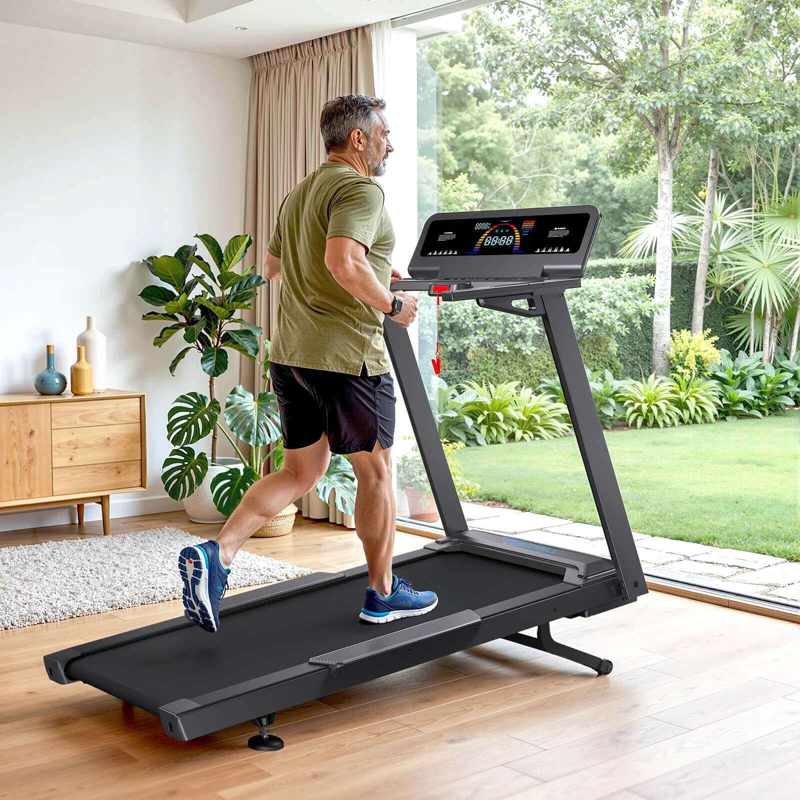TM029 Pro Heavy Duty Treadmill With 15% Auto Incline