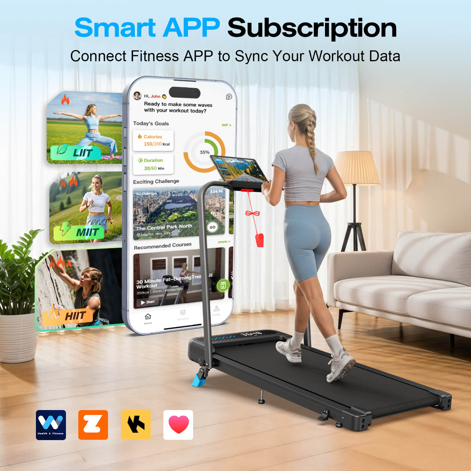 TM037 Folding Treadmill With Incline For Home