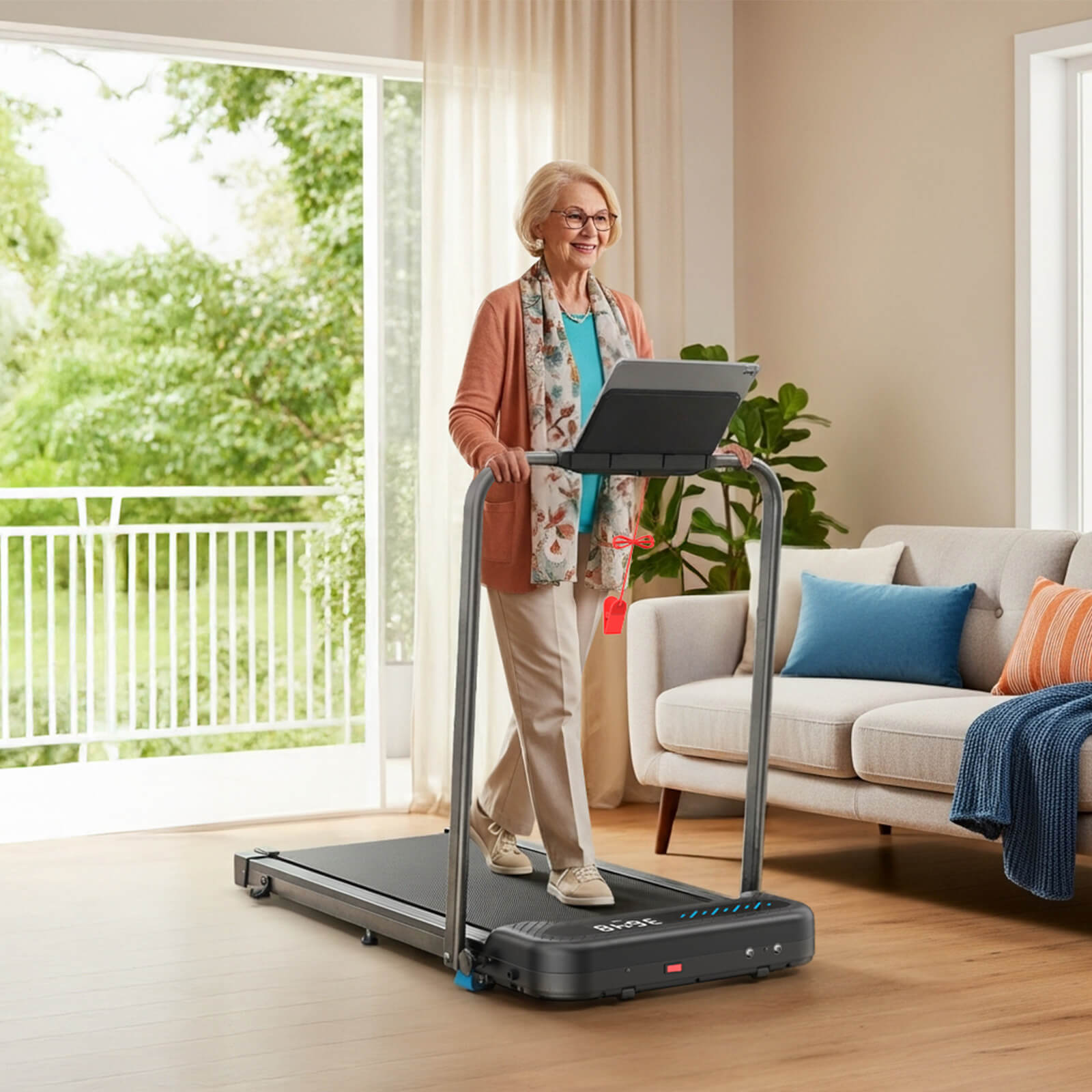 TM037 Folding Treadmill With Incline For Home