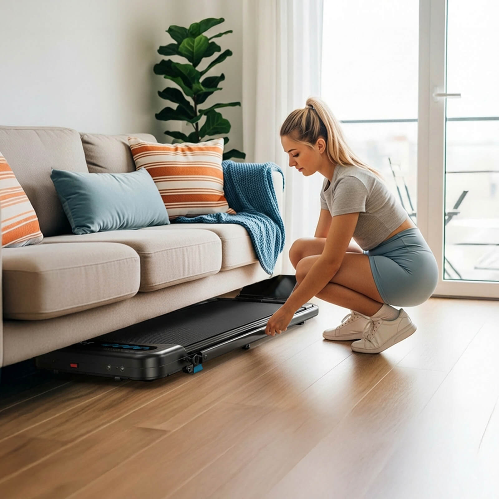 TM037 Folding Treadmill With Incline For Home