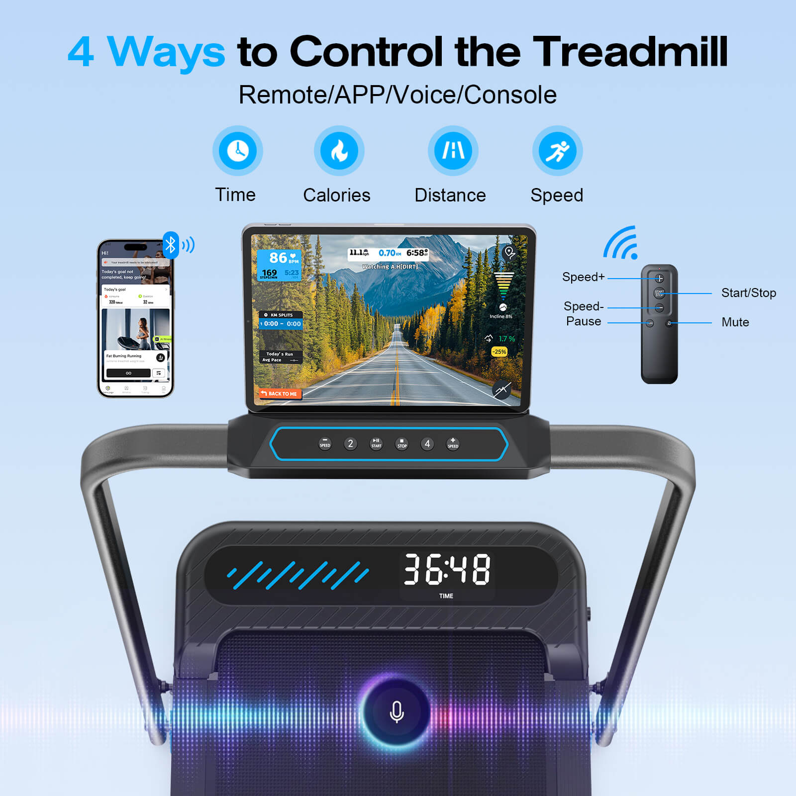 TM037 Folding Treadmill With Incline For Home