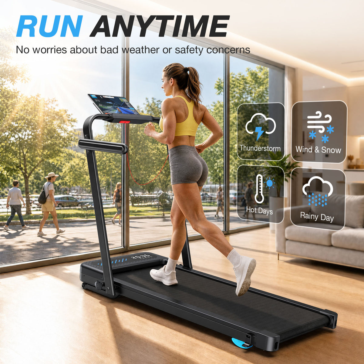 [New]TM037 Pro Foldable Treadmill With Auto Incline