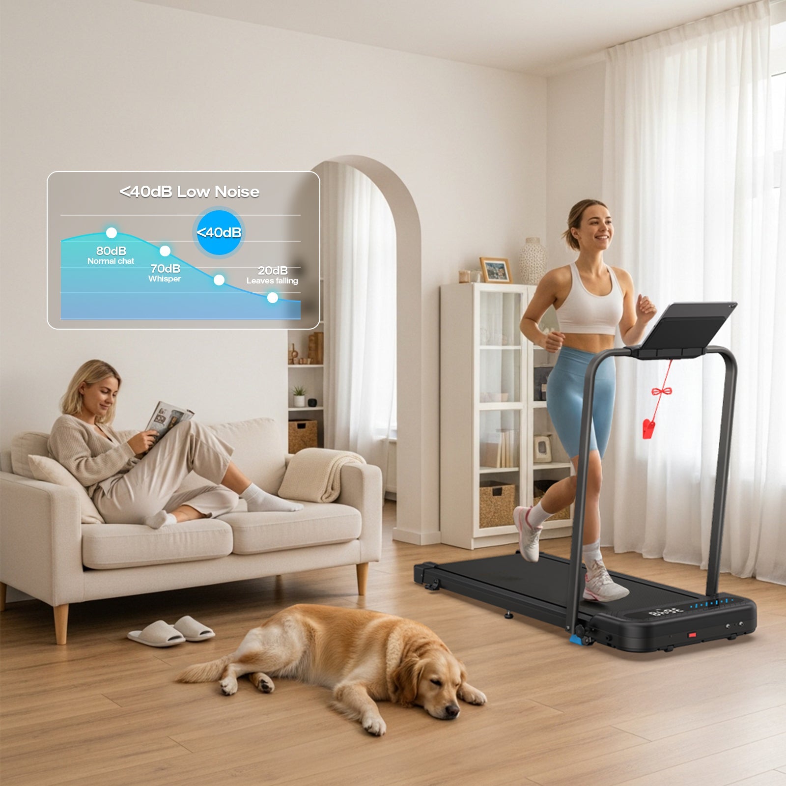 TM037  Folding Treadmill With Incline For Home