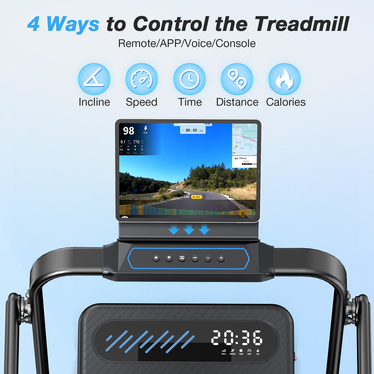 [New]TM037 Pro Foldable Treadmill With Auto Incline