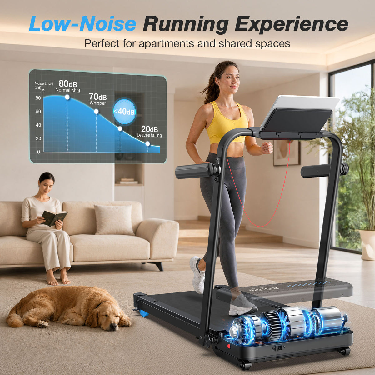 [New]TM037 Pro Foldable Treadmill With Auto Incline