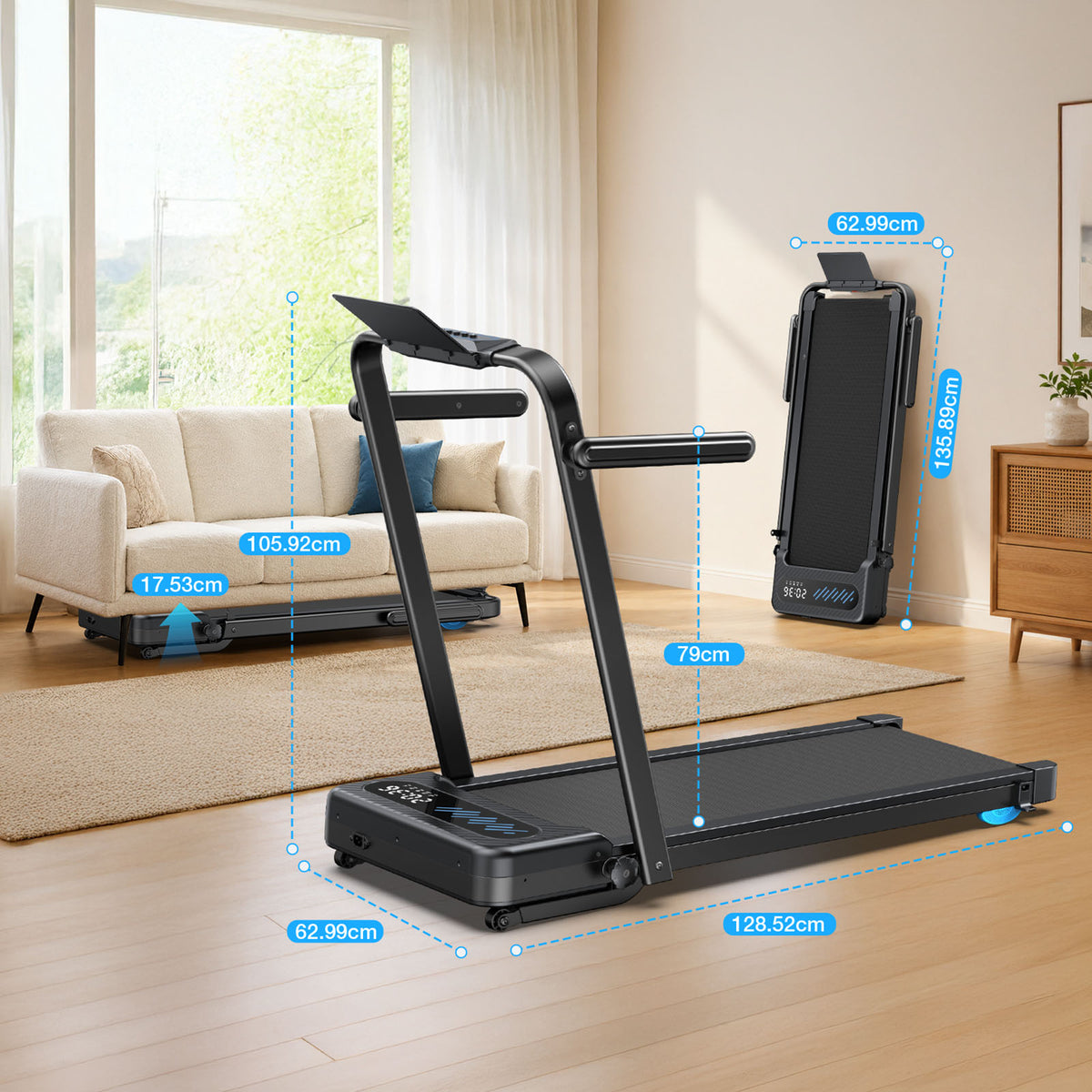 [New]TM037 Pro Foldable Treadmill With Auto Incline