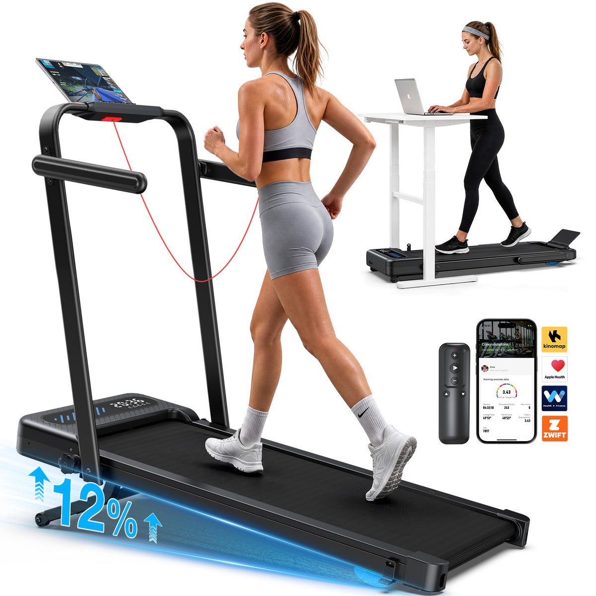 [New]TM037 Pro Foldable Treadmill With Auto Incline