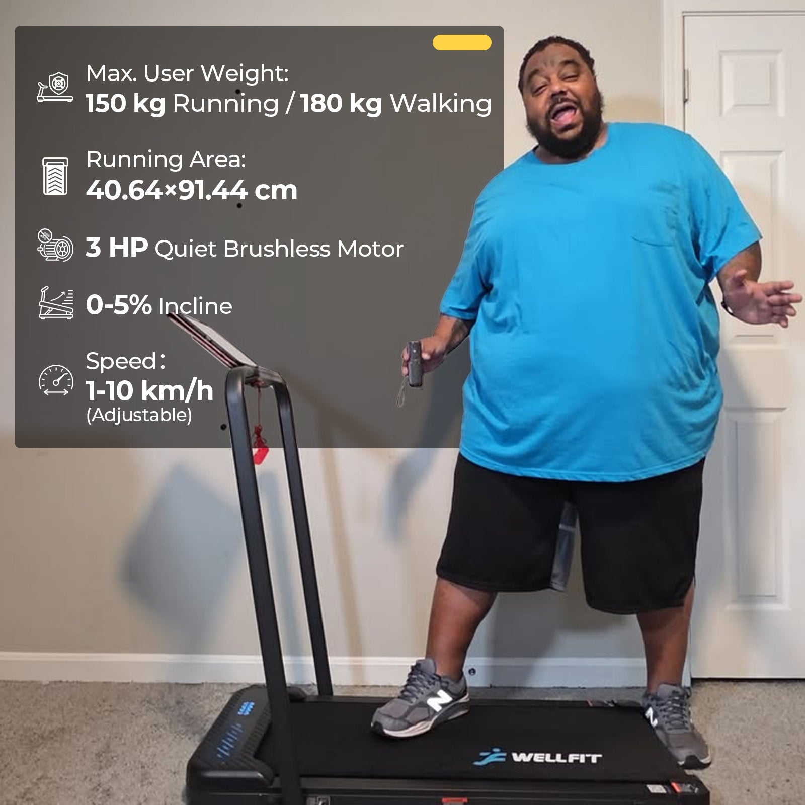 TM037  Folding Treadmill With Incline For Home