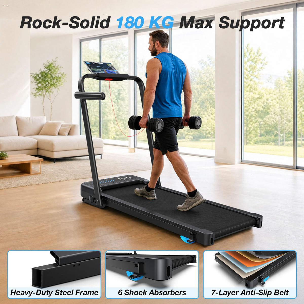[New]TM037 Pro Foldable Treadmill With Auto Incline