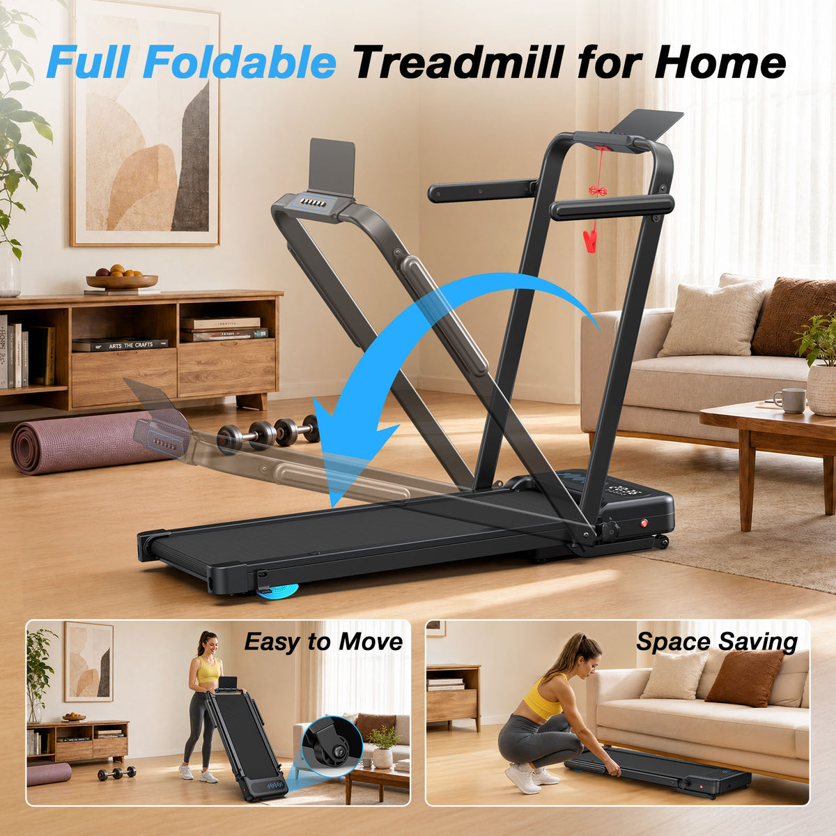 [New]TM037 Pro Foldable Treadmill With Auto Incline