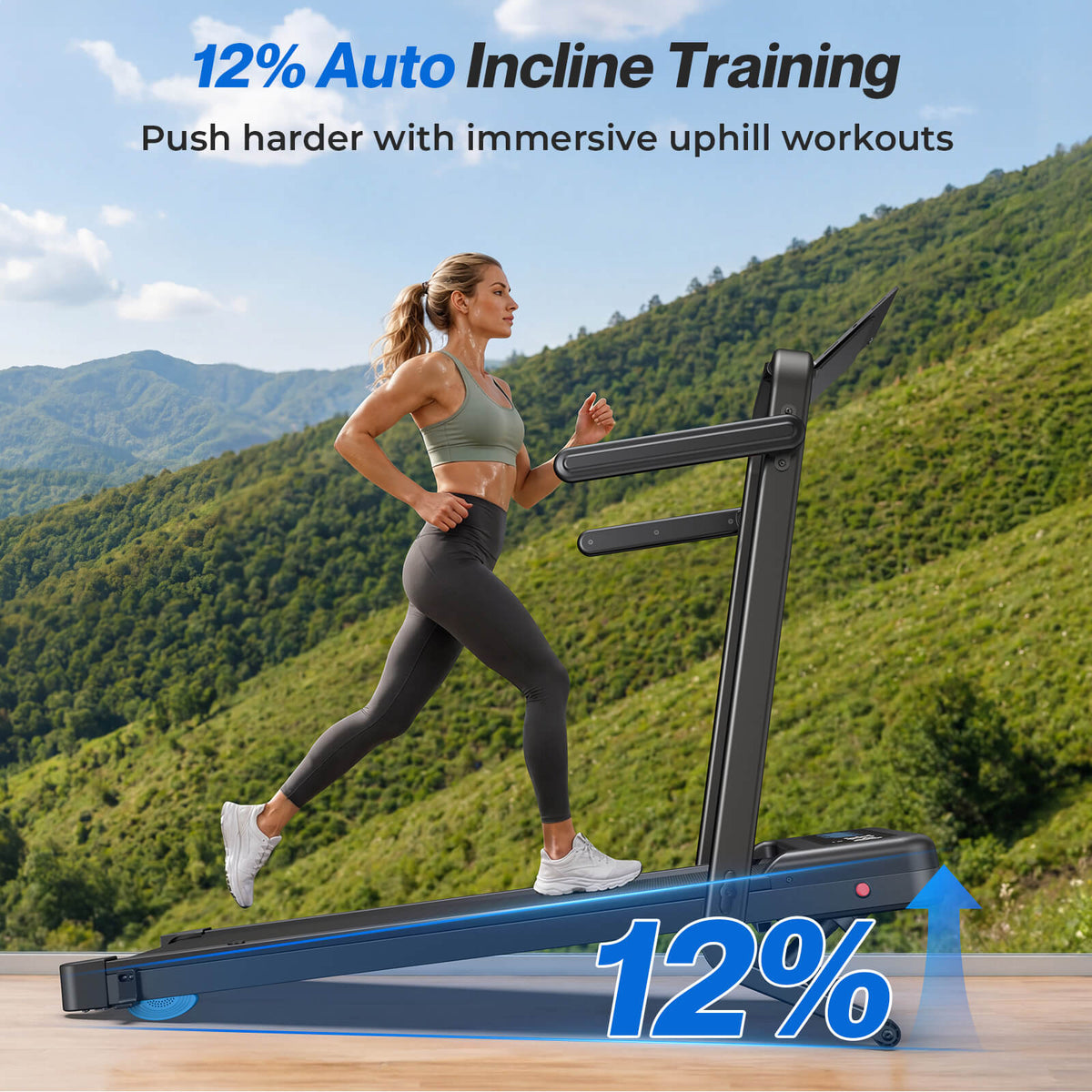 [New]TM037 Pro Foldable Treadmill With Auto Incline