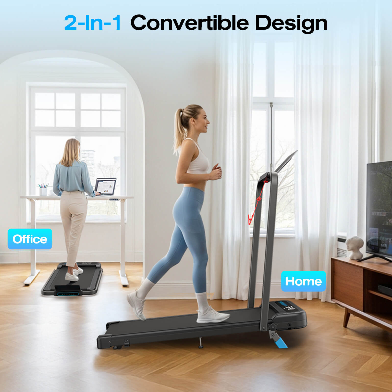 TM037  Folding Treadmill With Incline For Home