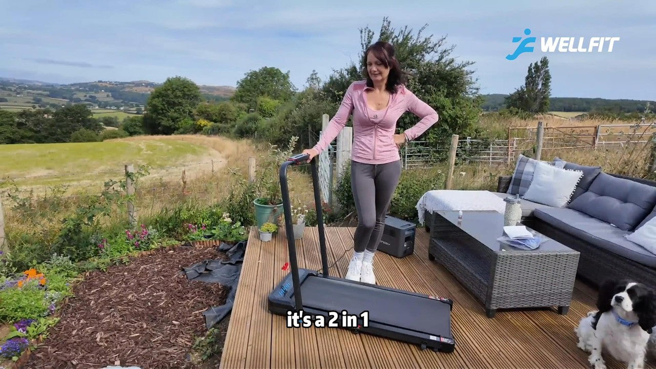 WELLFIT TM037 Folding Treadmill With Incline For Home Review 
